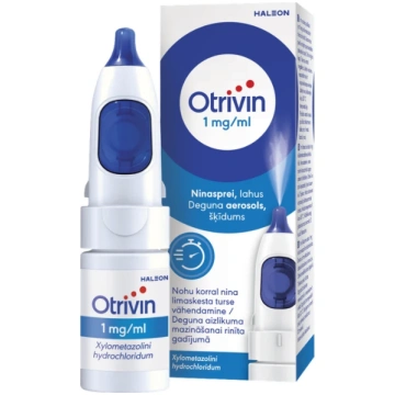 Otrivin deguna aerosols 0,1%, 10 ml