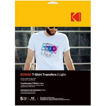 Kodak T-Shirt Transfers Light A4 5 sheets (3510560