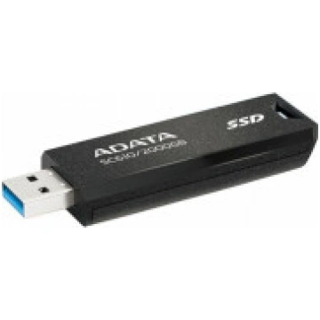 ADATA SC610 2TB ārējais SSD disks melns (SC610-200