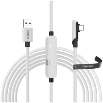 Syntech Link Cable 16FT saderīgs ar Meta/Oculus Qu