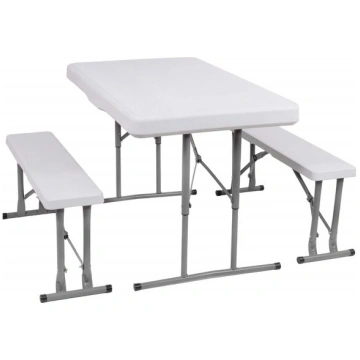 Saliekams galds ar 2 soliem Springos GF0096 105 x 