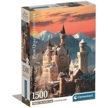 Clementoni Puzzle 1500 gab Compact Neuschwanstein