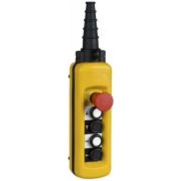 Pendant control station, Harmony XAC, plastic, yel