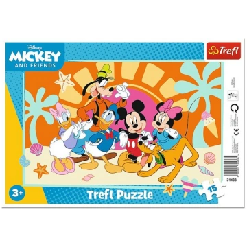 Puzle Trefl Mickey Mouse and Friends, 15 elementi,