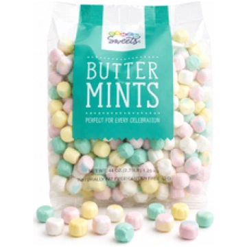 Hospitality Mints Assorted Pastel Buttermints 2.75