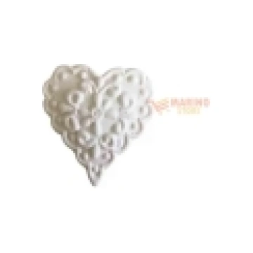 Gessetto cuore ricamato medio Marino Store