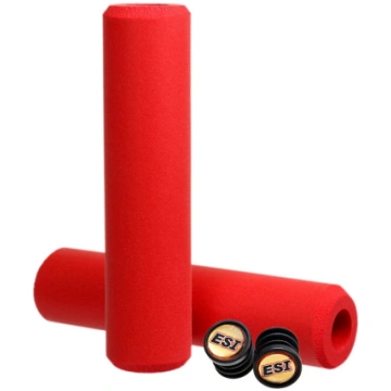 Stūres rokturi ESI Extra Chunky red GRIP702