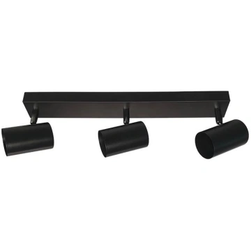 Richi 3xGU10 LED sienas lampa, regulējama , melna