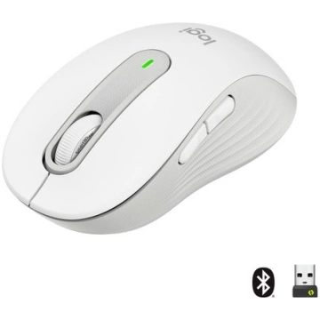 Bezvadu datora pele Logitech M650, bluetooth, balt