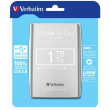 Ārējais cietais disks Verbatim Store n Go 1TB 5307