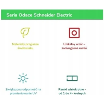 Schneider Electric Prima Gniazdo pojedyncze z/u SC