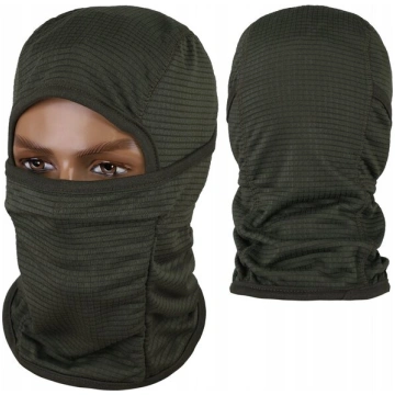 Balaklava ar šalli, Dominator, Microfleece, Olive 
