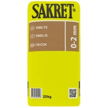 Smiltis betonēšanas darbiem Sakret, 25 kg