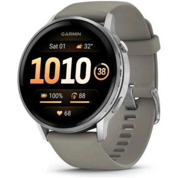 GARMIN Venu 4 - 45mm, Silver with Silver Gray Sili