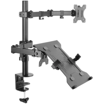 Equip 13"-32" Articulating Dual Arm Monitor Laptop