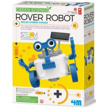 Rotaļu robots 4M 03417, zila krās./balta krās