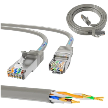 Extralink Cat.5e UTP LAN Patch Cable 5m, Copper Ne