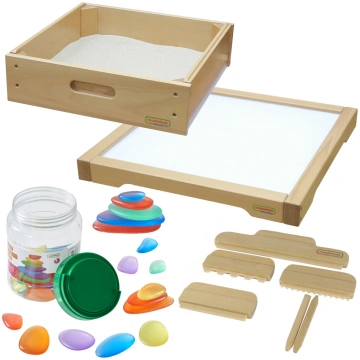 Masterkidz Sensorais rāmis - LED panelis + smilšu 