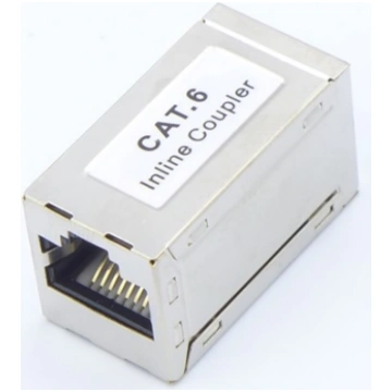 CAT6 CAT5E Ekranēts inline savienotājs-adapteris |
