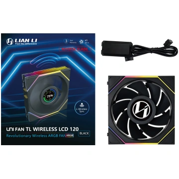 Lian Li UNI FAN TL Wireless LCD Lüfter ARGB PWM - 