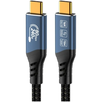 USB4™ Version 2.0 kabelis PREMIUMCORD 80Gbps 16K@6