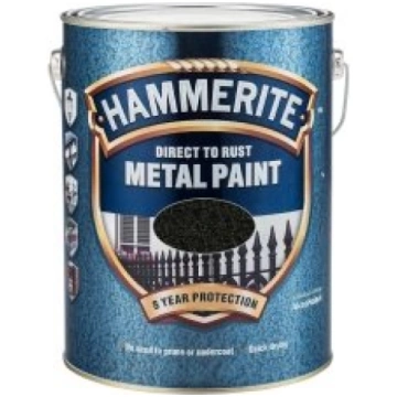 Krāsa Hammerite Hammered 2.5L melna
