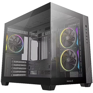 Deepcool Case CG330 3F, Black, Micro ATX (R-CG330-