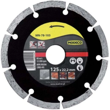Modeco Sciernica diamentowa segmentowa SATURN 125m