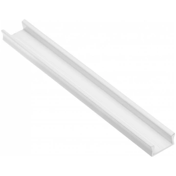 LED alumīnija profils GLAX Mini balts 3.05 m, silt