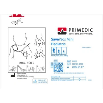 SavePads Preconnect elektrodu komplekts defibrilat
