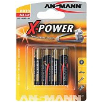 Ansmann AAA / LR03 / 1.5V - 4 psc Baterijas ABPXPO