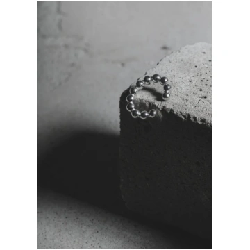 Bold Champagne Silver Ear Cuff