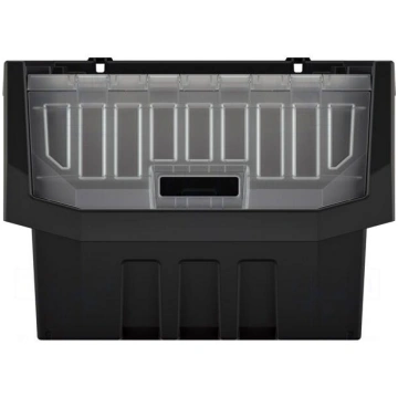 Container: cuvette | black | Cover colour: transpa