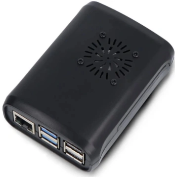 Korpuss Raspberry Pi 5 ar ventilatoru un radiatori