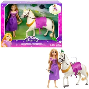 Mattel Disney Princess Rapunzel & Maximus - lelle 