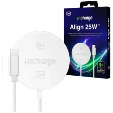 Bezvadu lādētājs 3MK inCharge Align Qi2 25W priekš