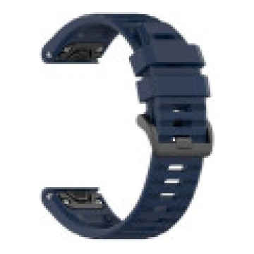 Fiksēta QuickFit silikona siksniņa. 22 mm. zila [F