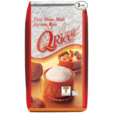 Q RICE 100 % garengraudu jasmīna rīsi no Taizemes 