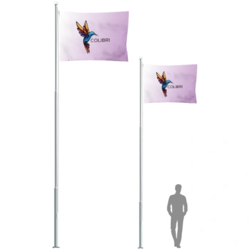 Alumiiniumist lipumast STANDART (Kopija) 8,35 m Al