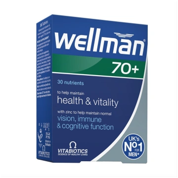 WELLMAN 70+, 30 tabletes Vitabiotics Ltd