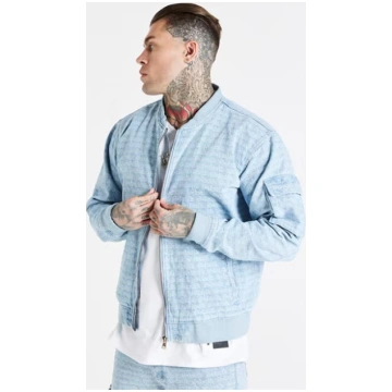 Men's Ribbed Bomber Jacket