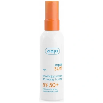 Ziaja mitrinošs sejas un ķermeņa krēms SPF 50 — 15