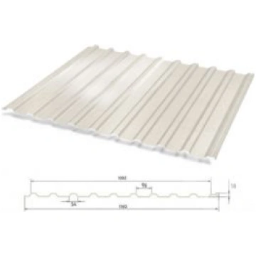 Trapecveida profils T-18 RAL9010 Gloss 1160x2500