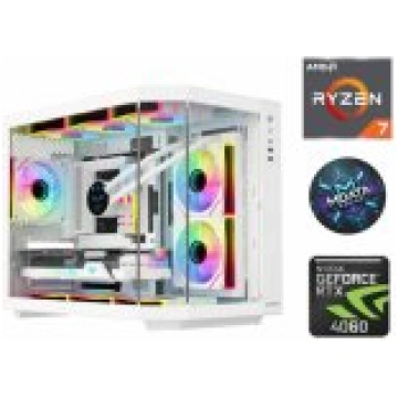 MDATA GAMING Ryzen 7 8700F 64GB 4TB SSD RTX 4060 W