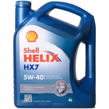 SHELL 5W40 HELIX HX7 4L