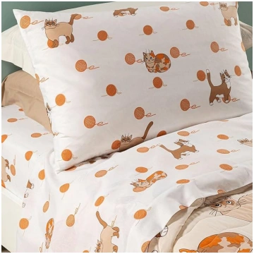 Caleffi Kittens gultas pārklāju komplekts meitenēm