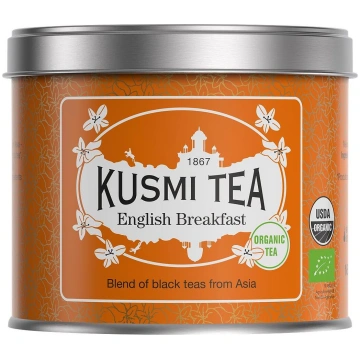 Melnā tēja English Breakfast skārdene 100 g Kusmi