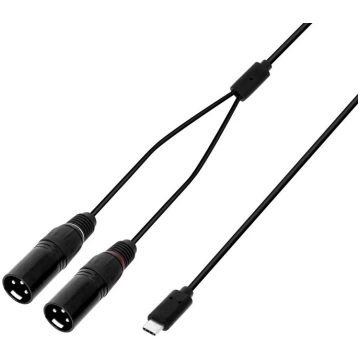 Adam Hall Cables 3 STAR Y MM USB-C 0150 - USB-C Y-