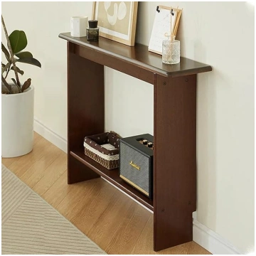 Narrow Console Table with Storage Space, Entrance 