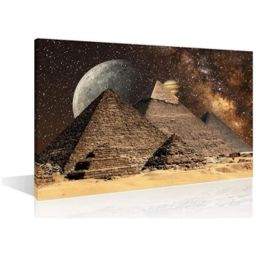 TISHIRON 1 Panels Senās Ēģiptes piramīdas Home Dec